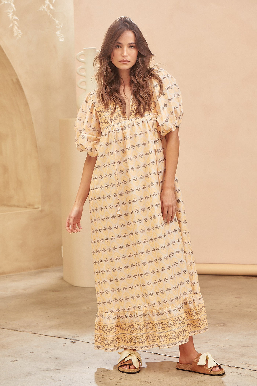 Camari Print Sorella Midi Dress Lilac and Mila Camari Print Sorella Midi Dress Lilac and Mila