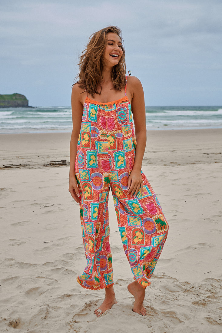 Sicily Print Kea Jumpsuit