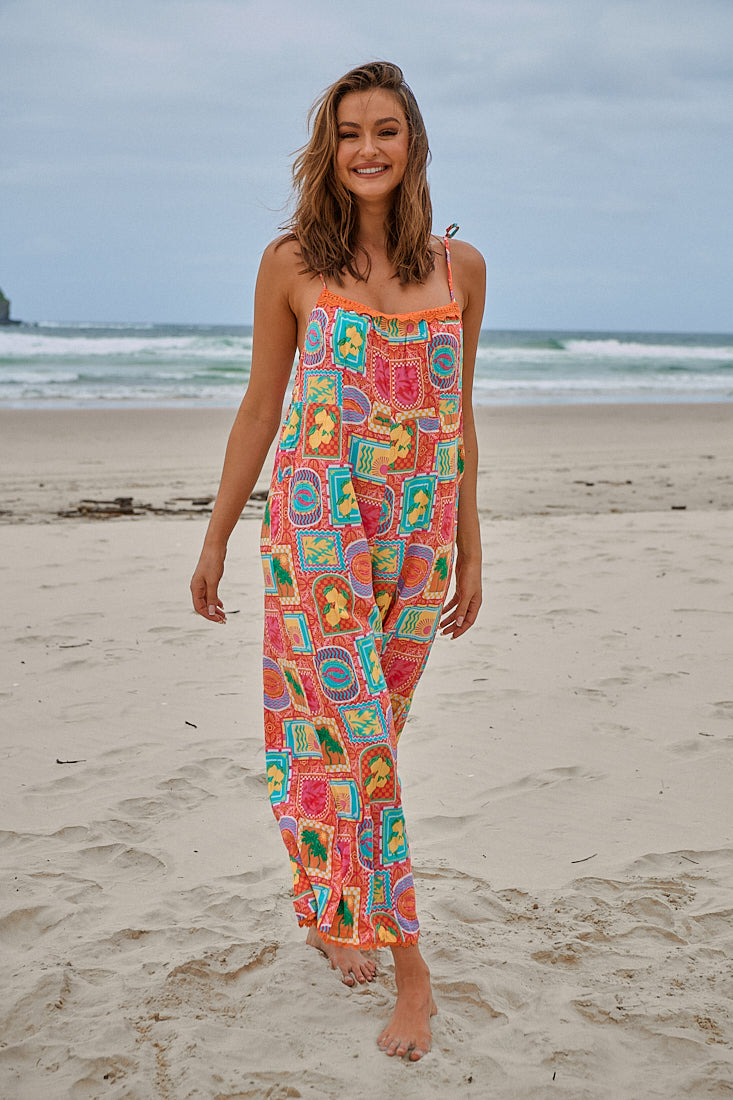 Sicily Print Kea Jumpsuit