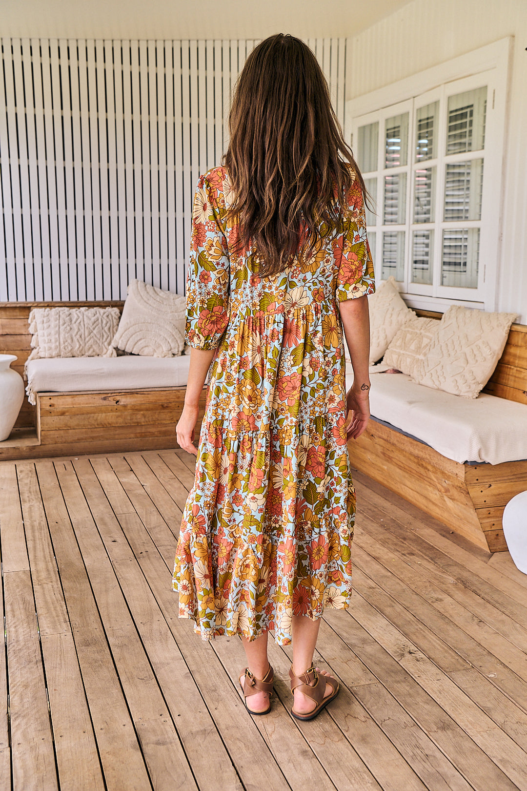 Mimosa Print Eve Dress
