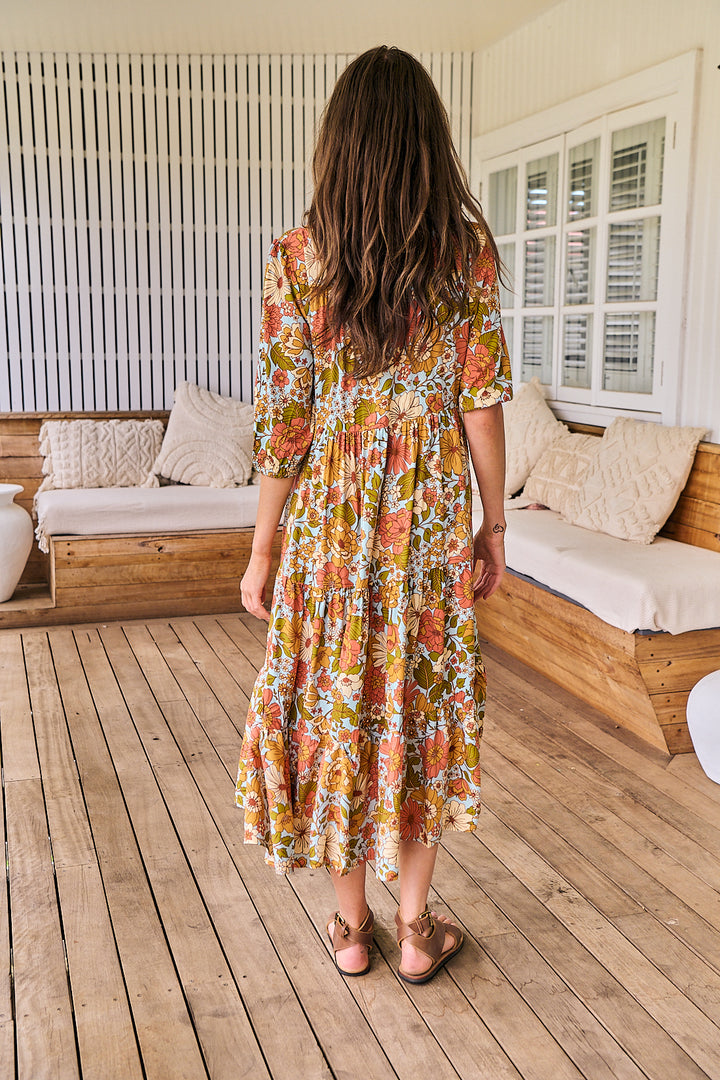 Mimosa Print Eve Dress