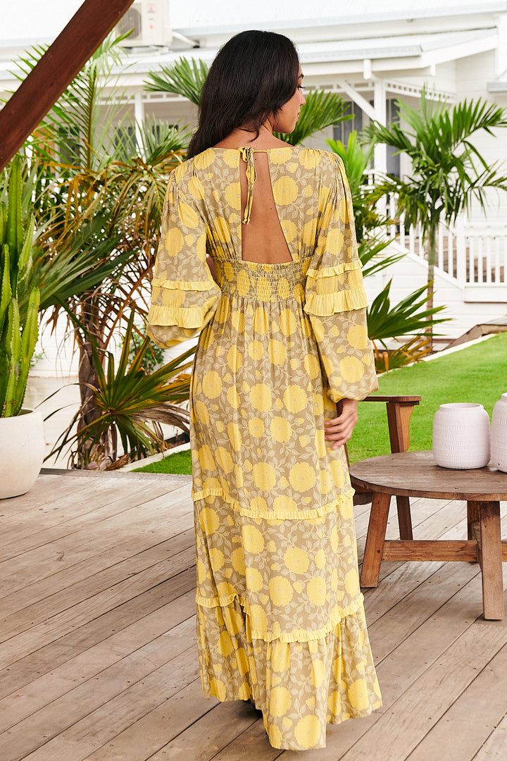Yellow Brighton Print Mallee Maxi