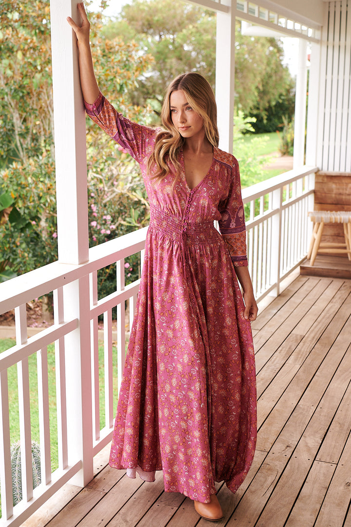 Rose Print Indiana Maxi