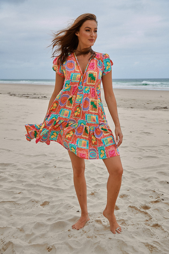 Sicily Print Reese Dress