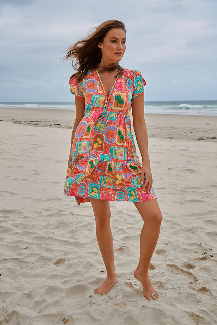 Sicily Print Reese Dress