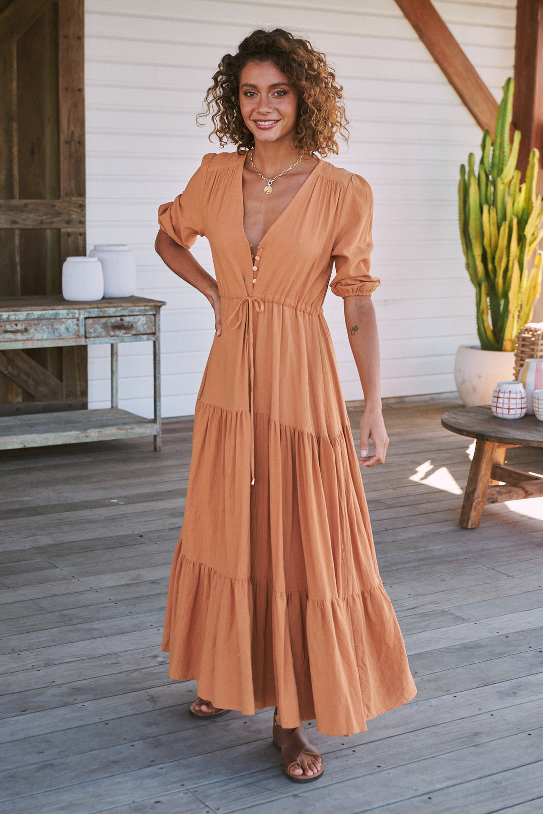 Honey Cotton Tessa Maxi