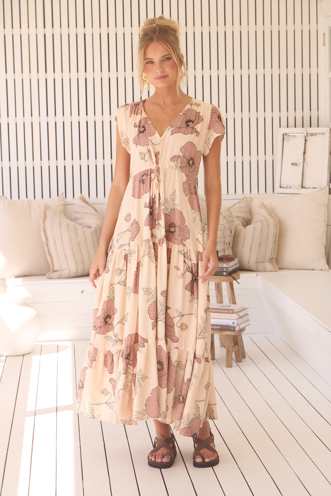 April Print Melissa Maxi