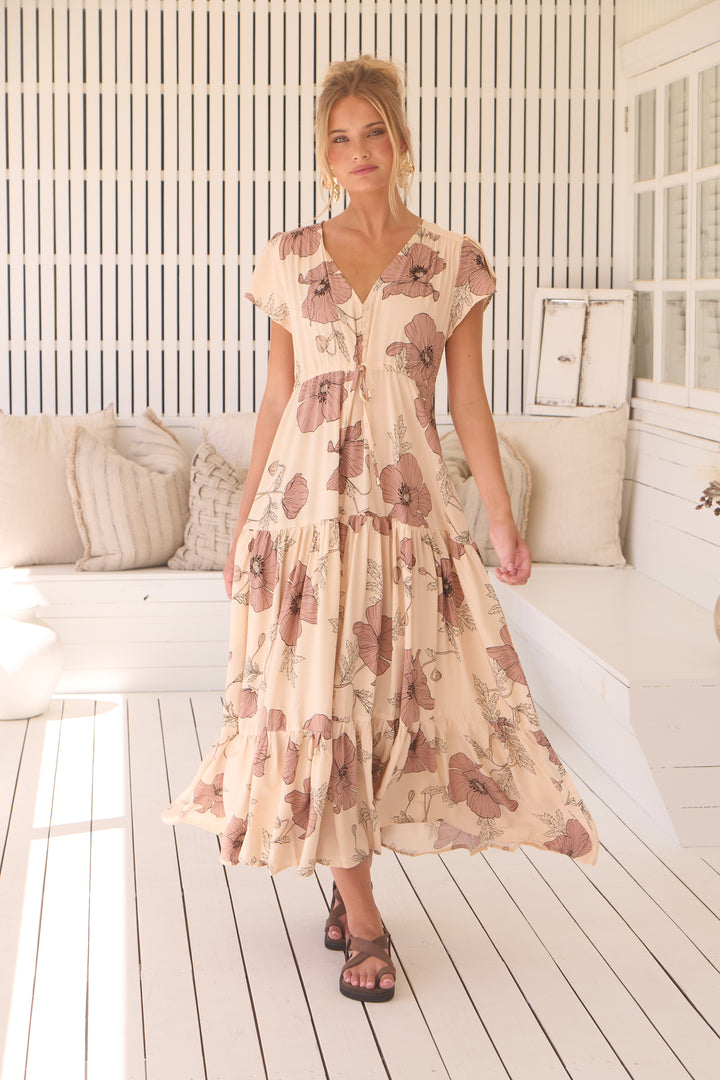 April Print Melissa Maxi