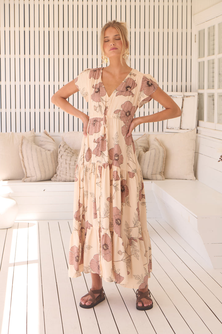 April Print Melissa Maxi