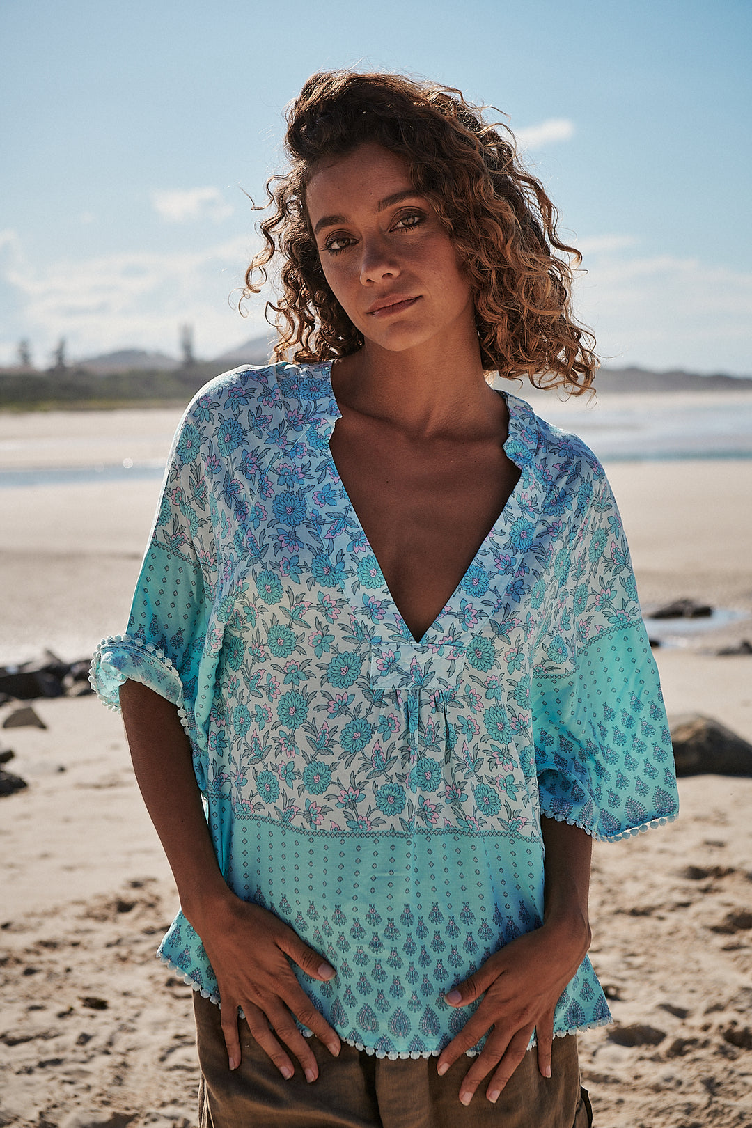 Laguna Print Gabriella Top