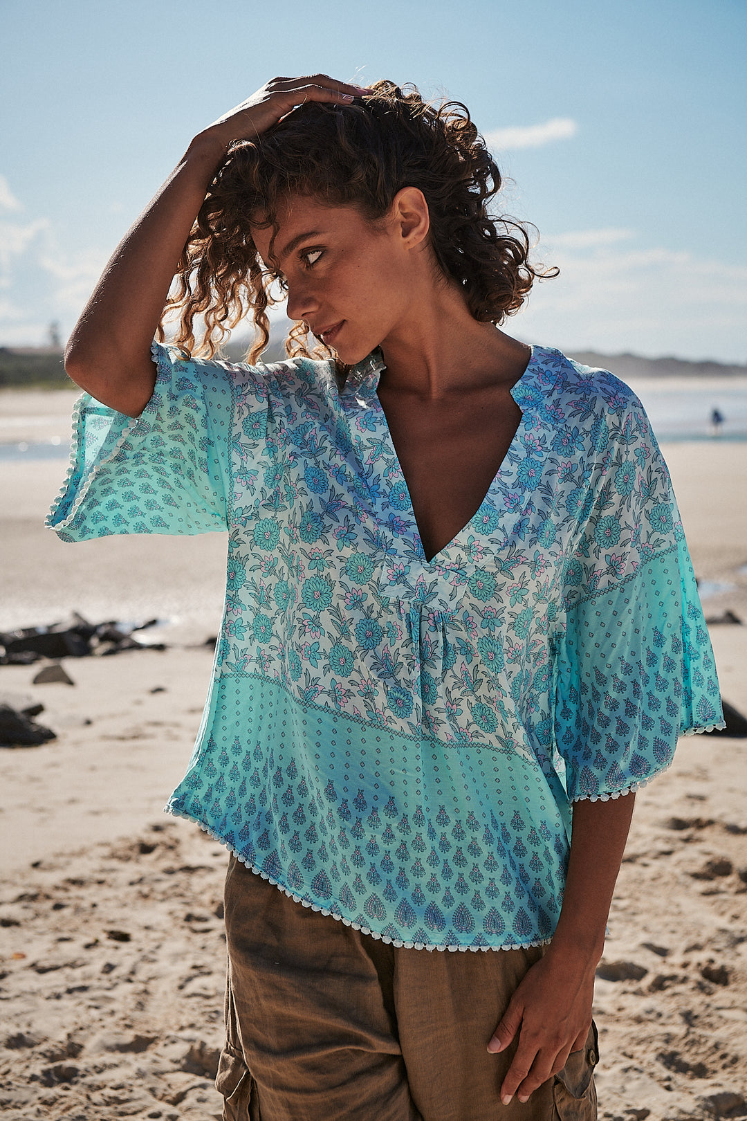 Laguna Print Gabriella Top