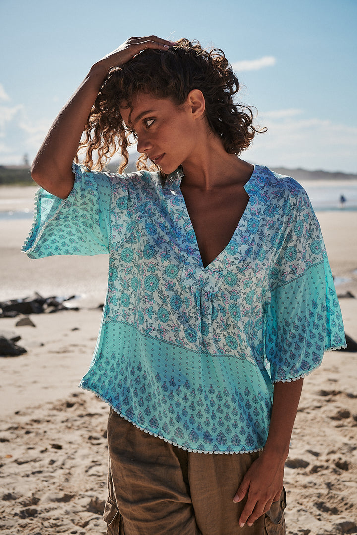 Laguna Print Gabriella Top