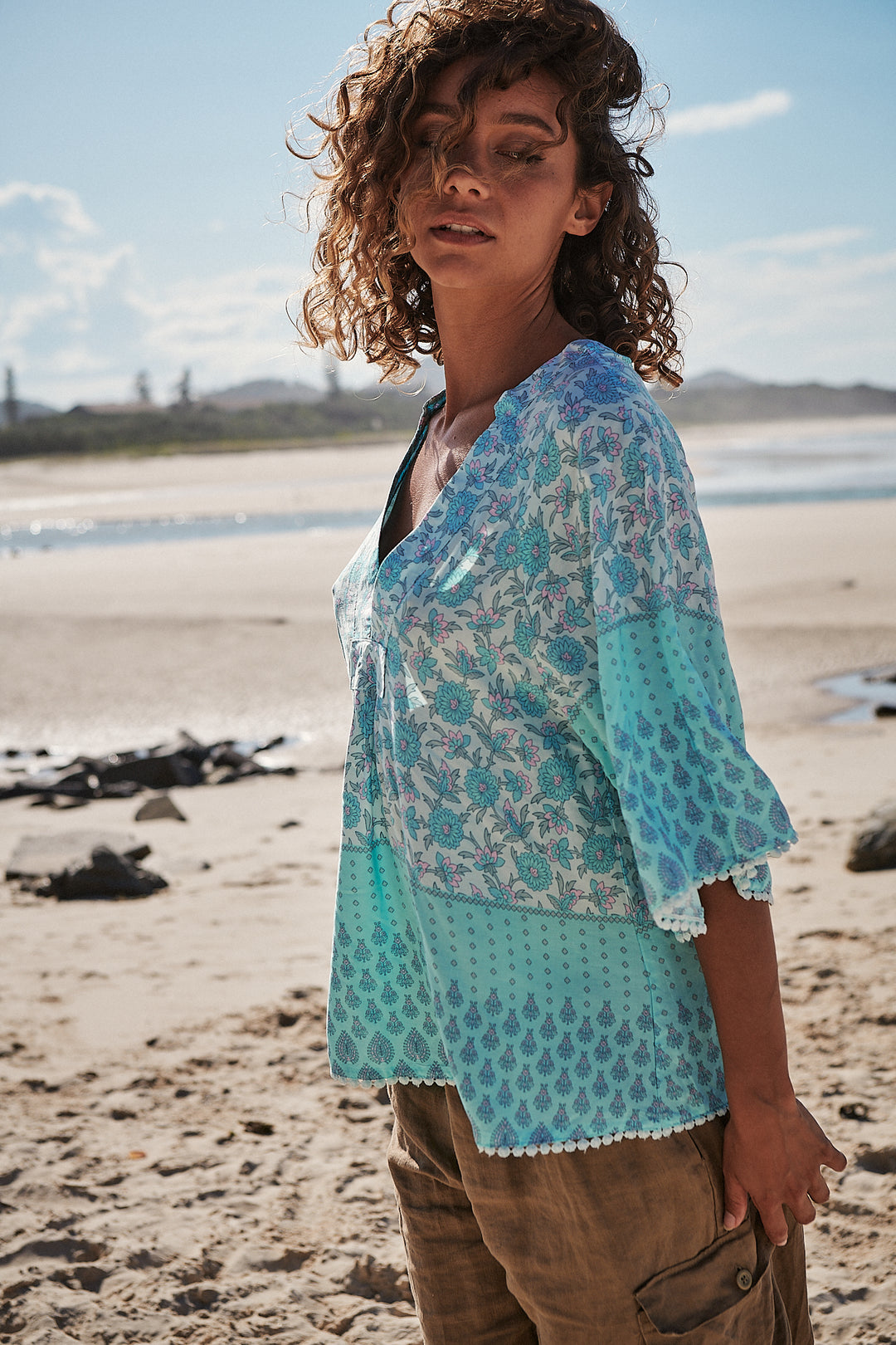 Laguna Print Gabriella Top