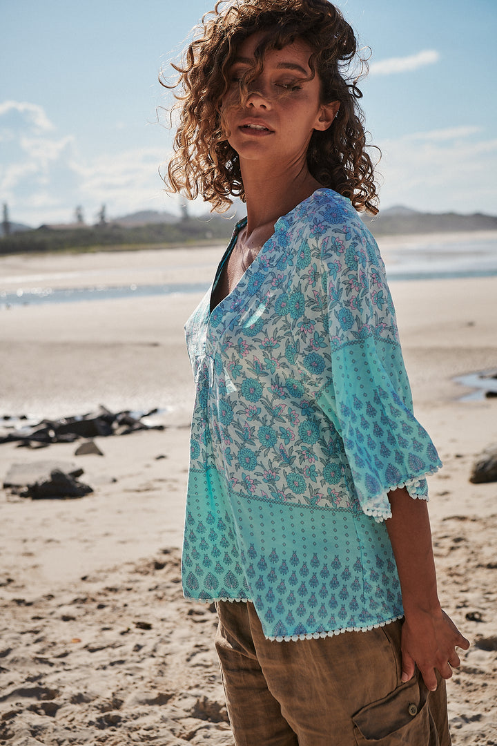 Laguna Print Gabriella Top