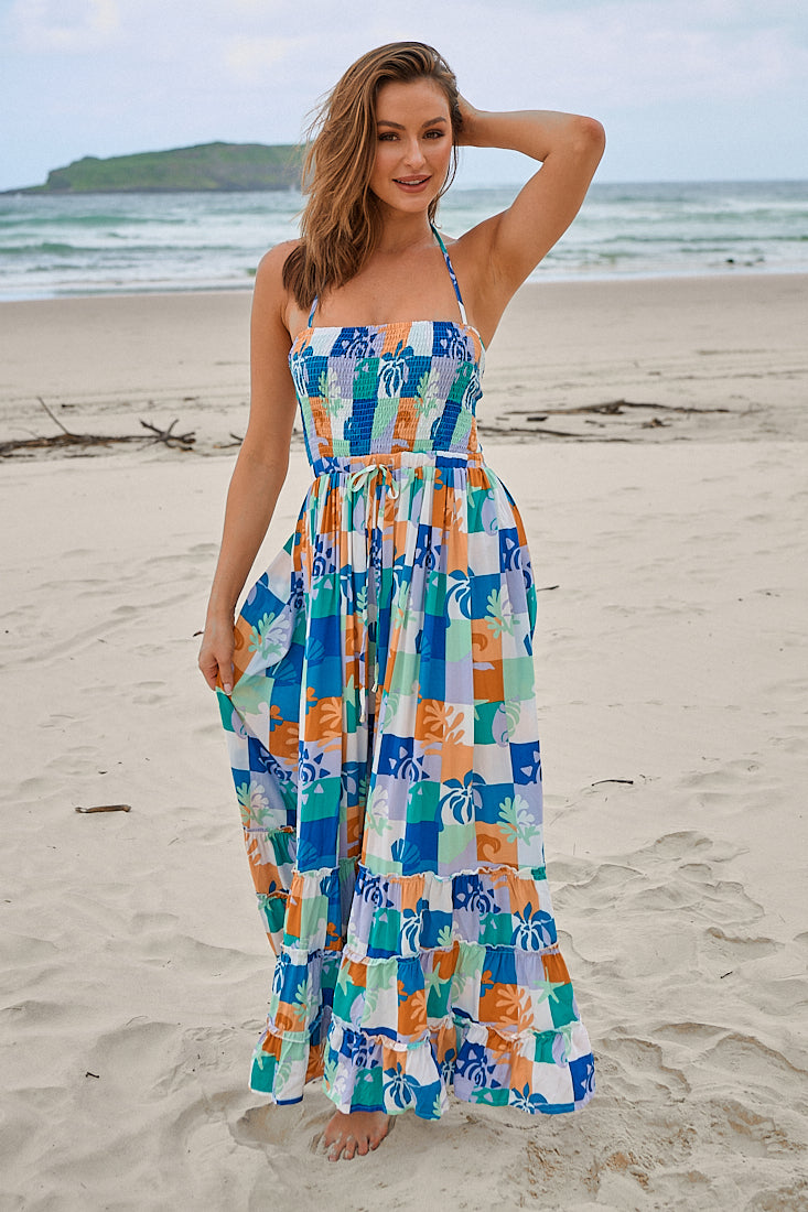 Tides Print Opi Dress