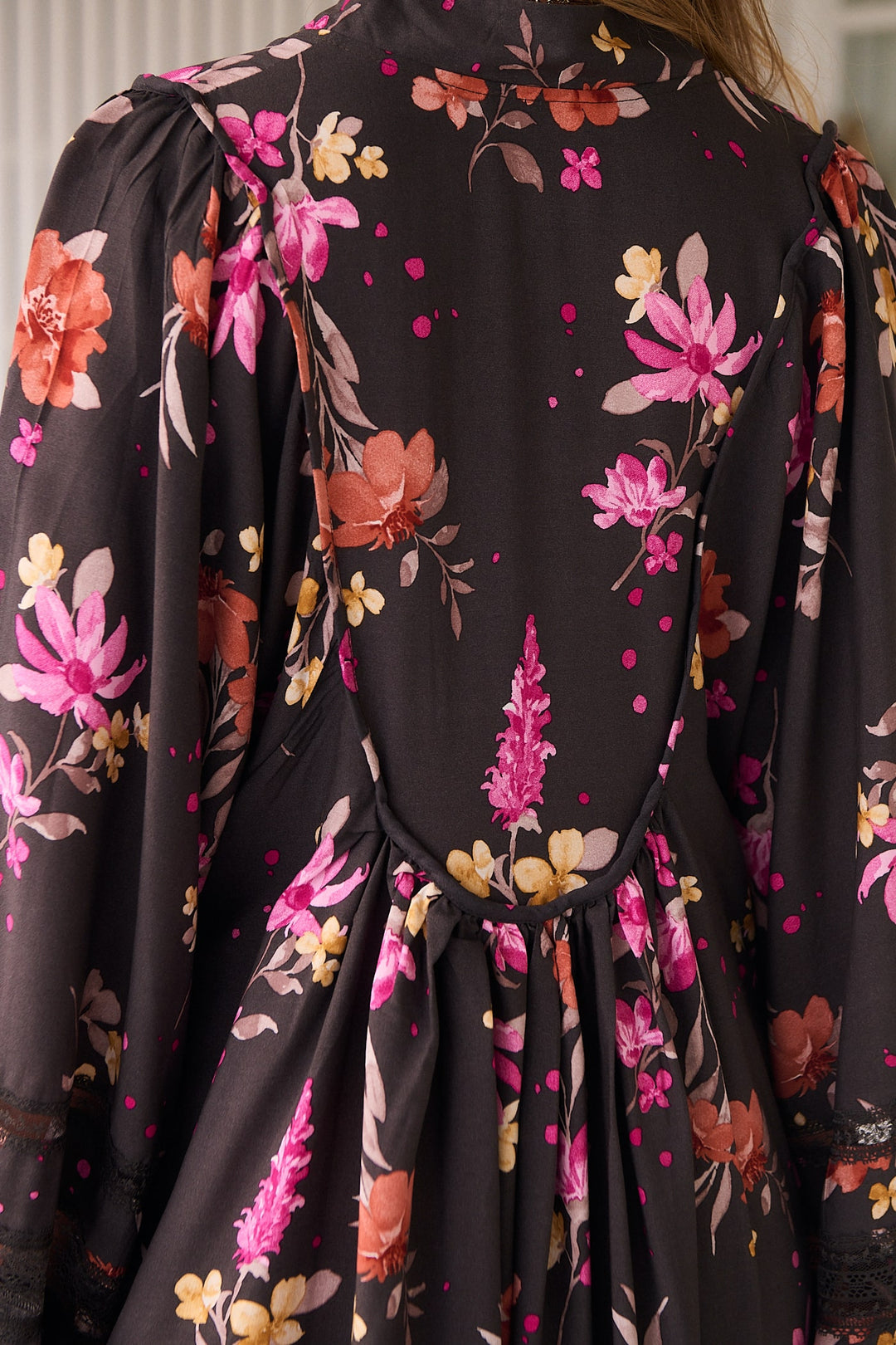 Monarch Bloom Print Boheme Midi Lilac and Mila Monarch Bloom Print Boheme Midi Lilac and Mila