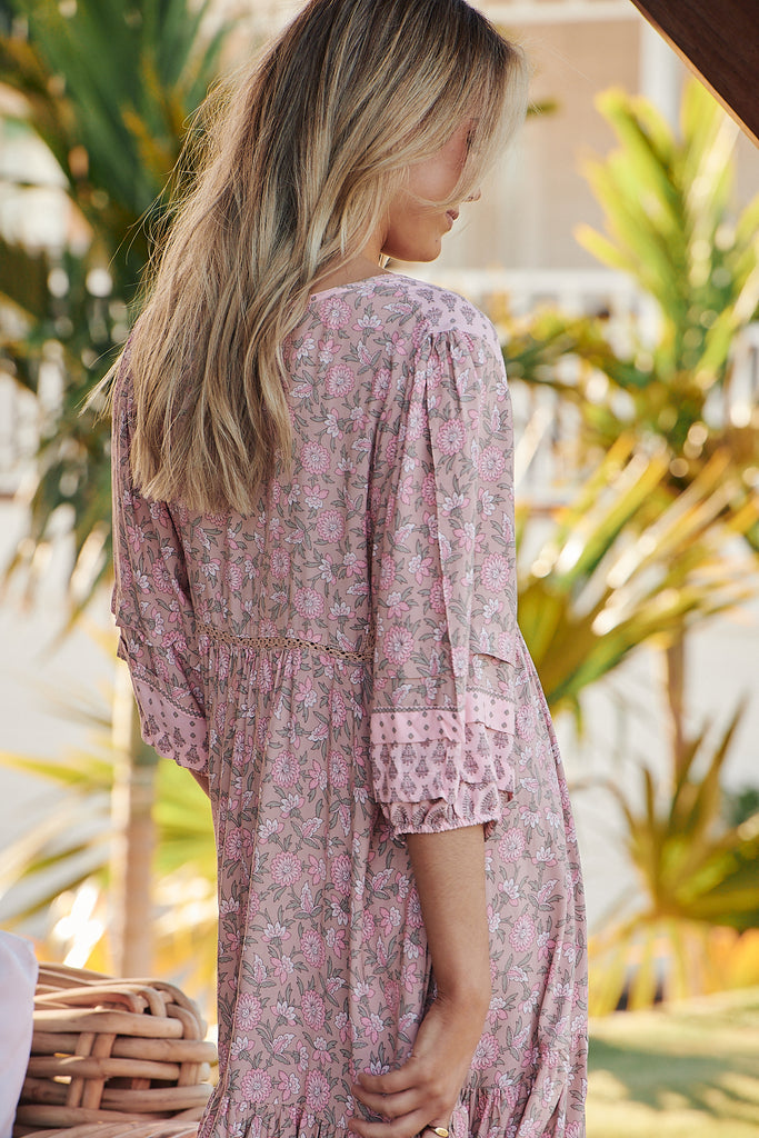 Rosabella Print Monday Midi Dress