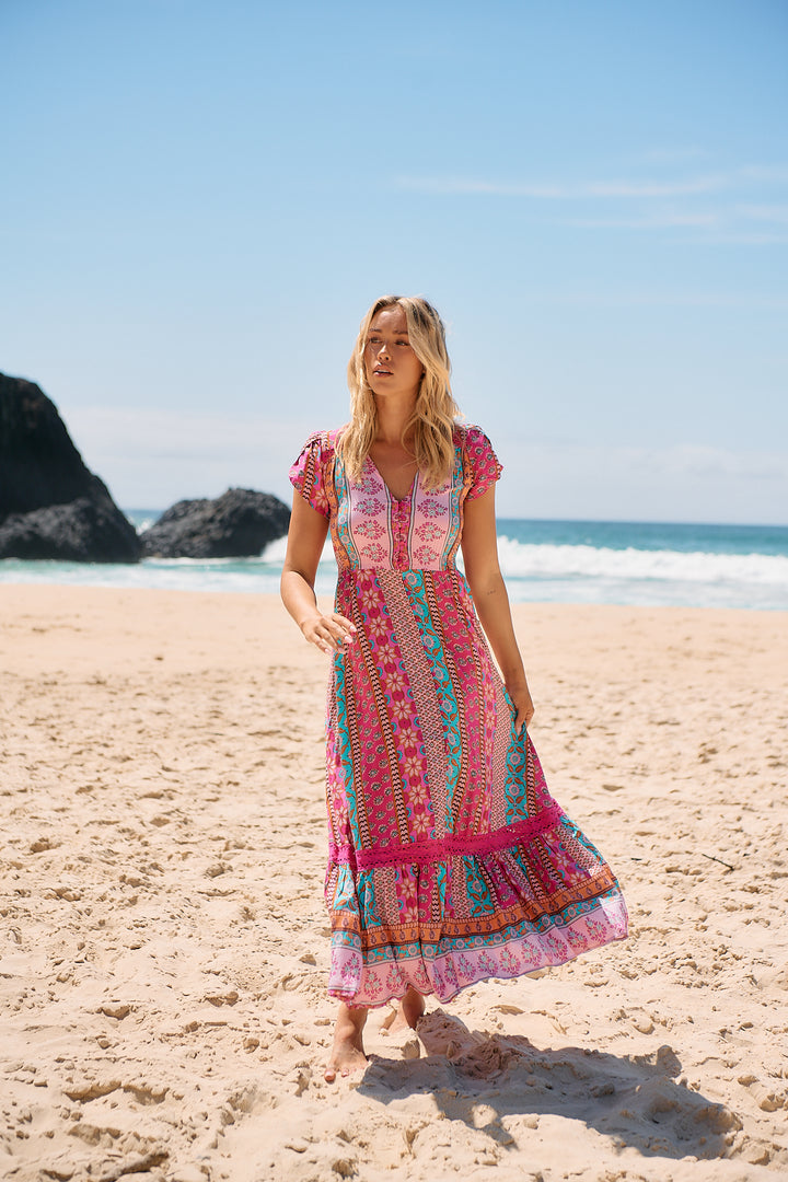 Cedella Print Carmen Maxi