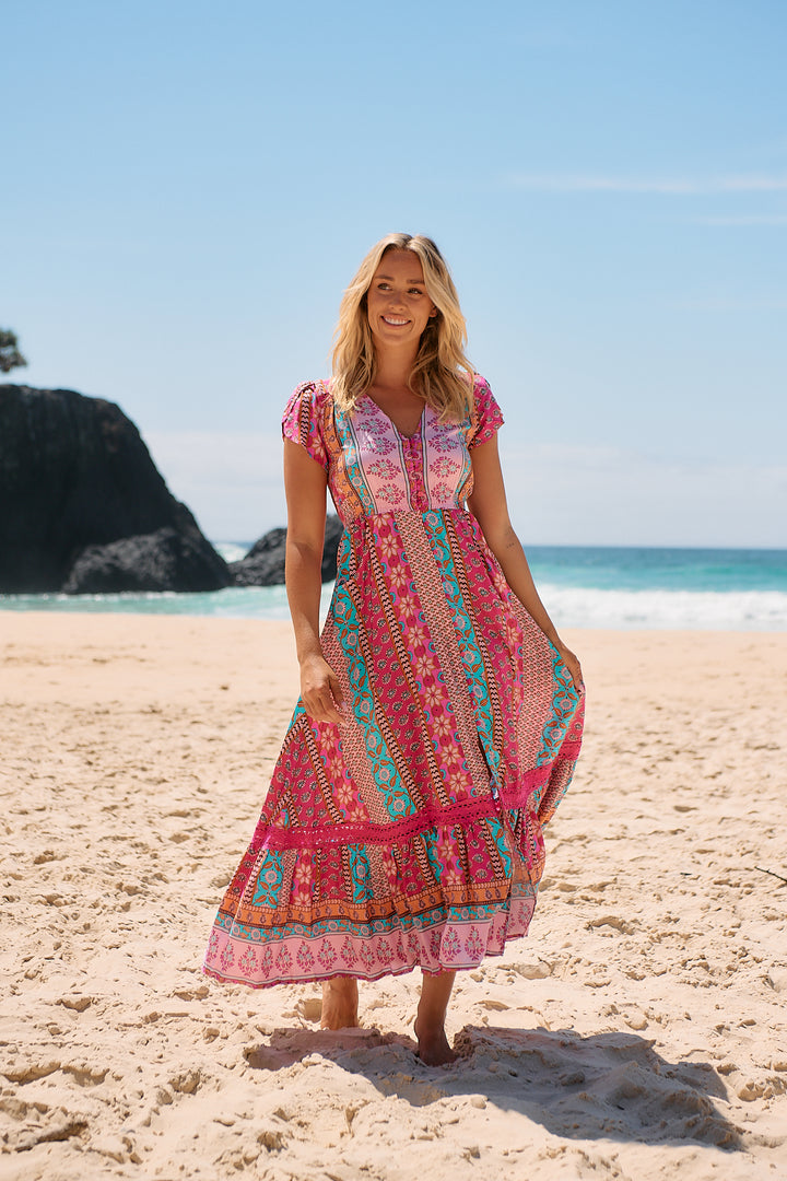 Cedella Print Carmen Maxi