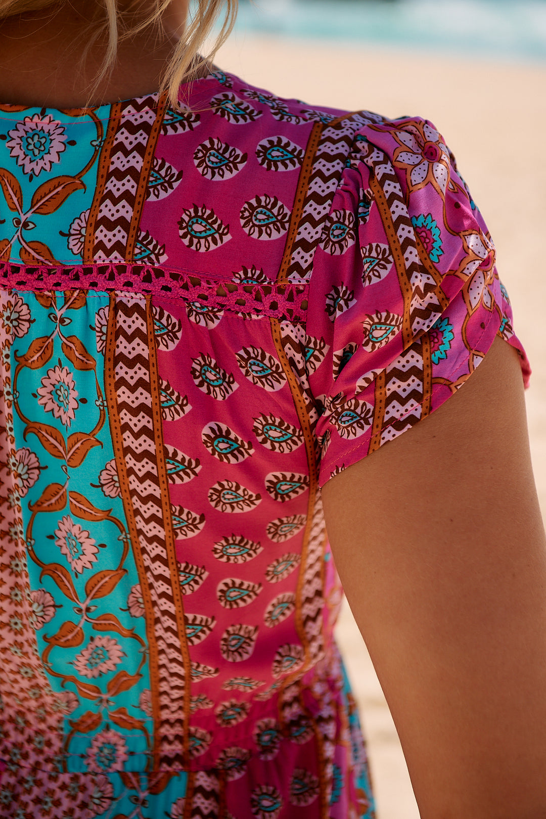 Cedella Print Carmen Maxi