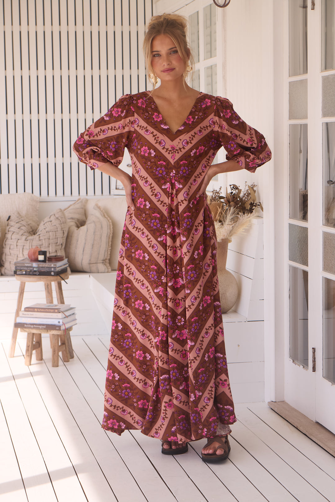 Savanna Print London Maxi