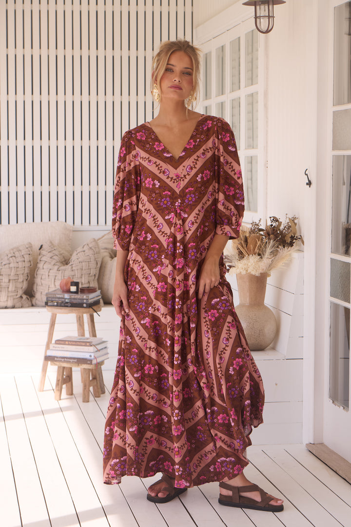 Savanna Print London Maxi
