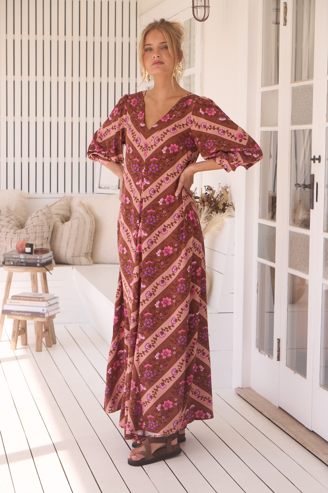 Savanna Print London Maxi