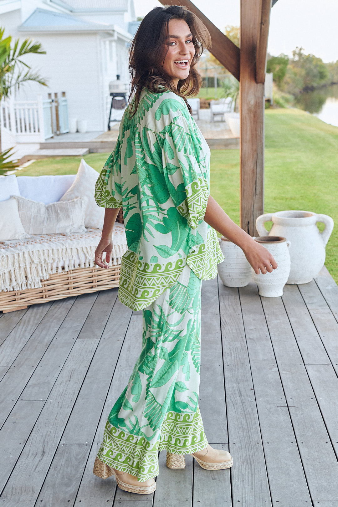 Palmetto Print Jax Pants