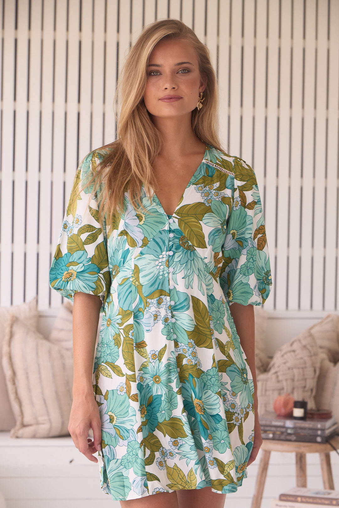 Amaya Print Lenni Mini Dress