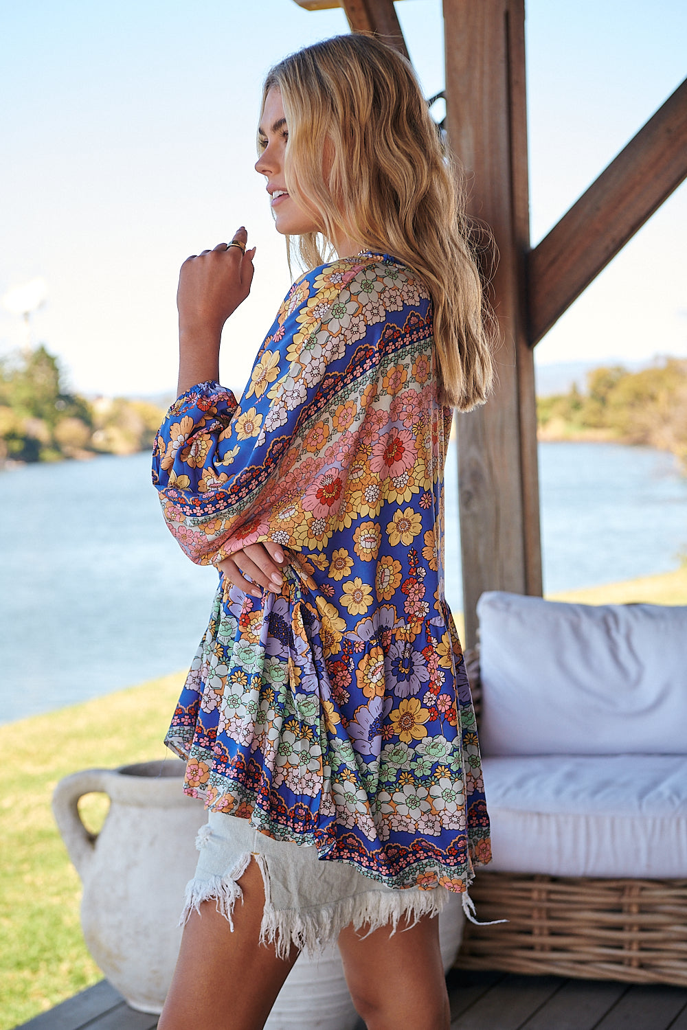 Eden Print Chloe Top