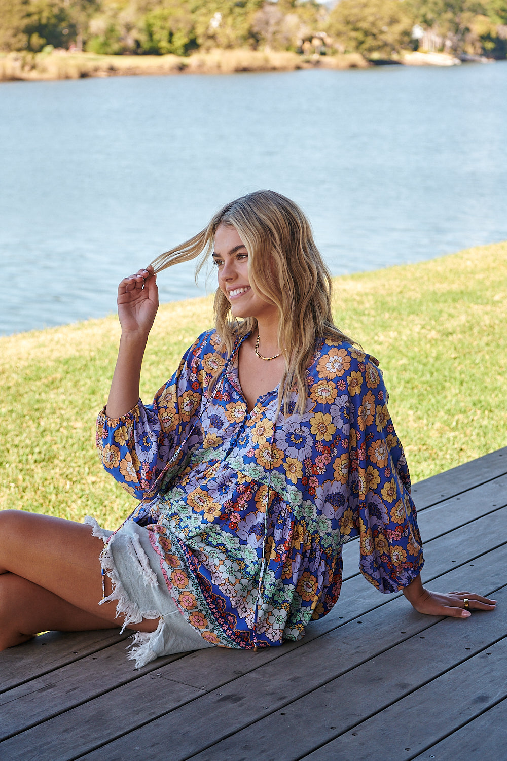 Eden Print Chloe Top