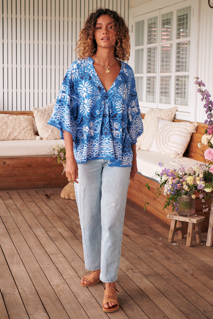 Azula Print Gabriella Top