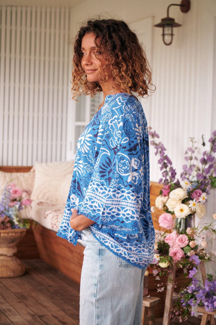 Azula Print Gabriella Top