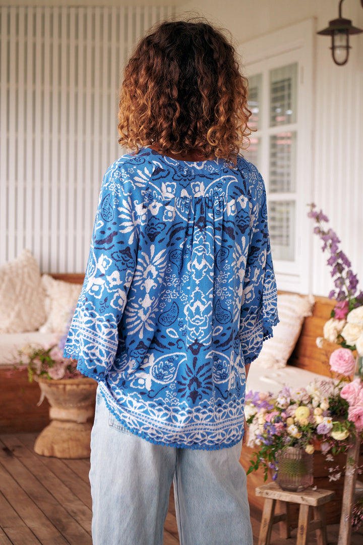 Azula Print Gabriella Top