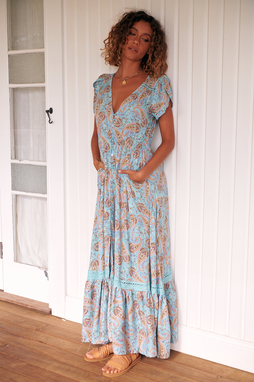 Lailah Print Carmen Maxi