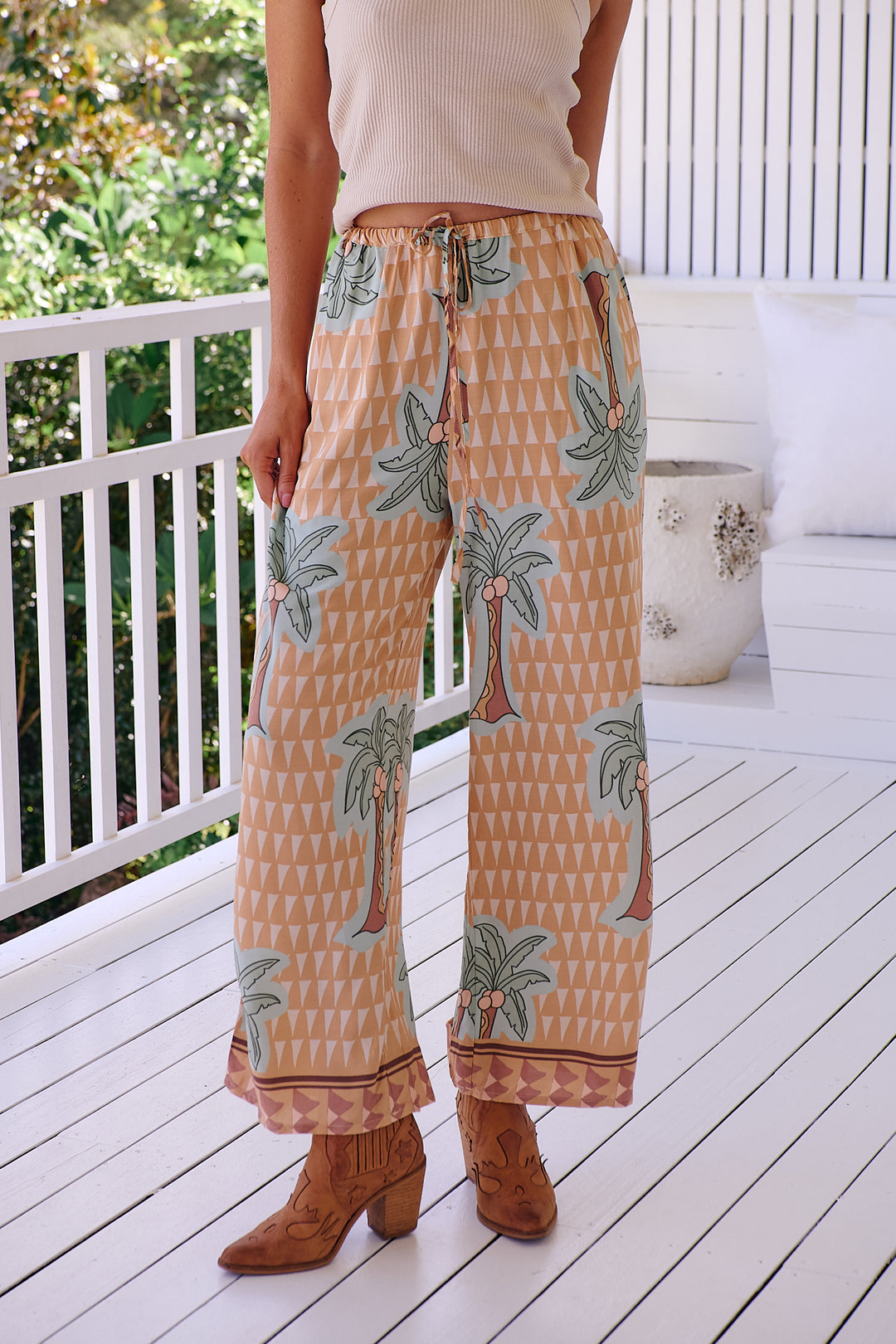 Sahara Sunset Print Cici Pant