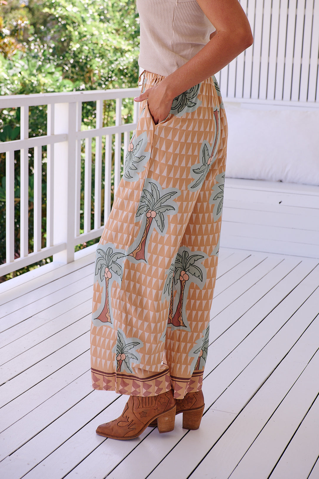 Sahara Sunset Print Cici Pant