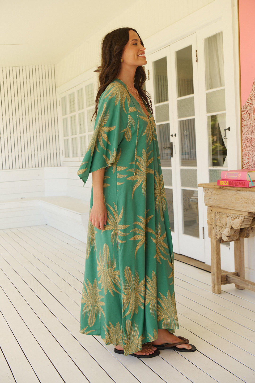 Island luxe Print Bree Maxi