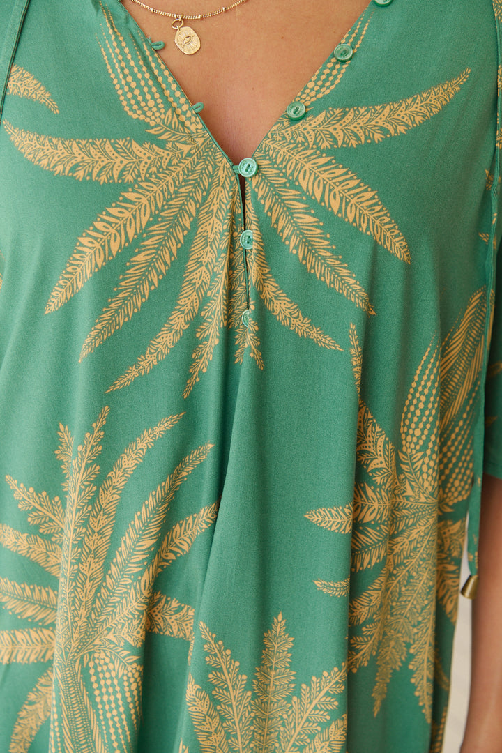 Island luxe Print Bree Maxi