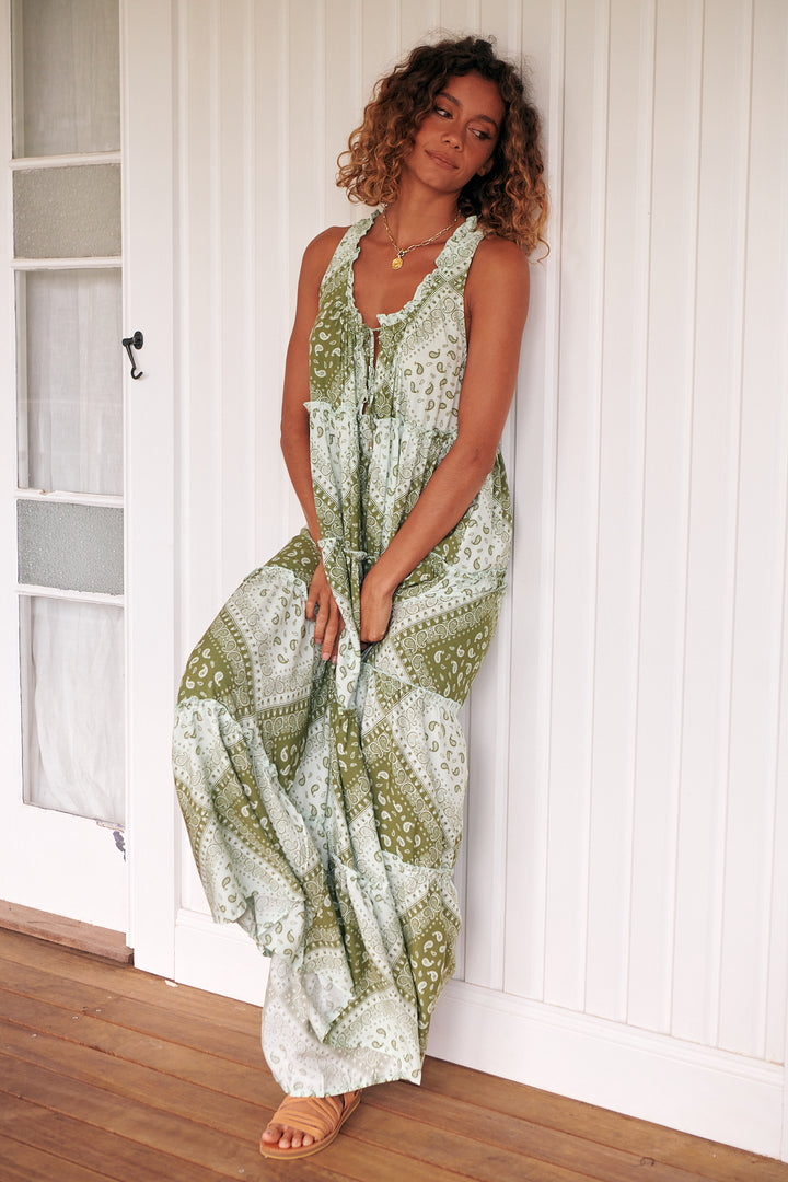 Thyme Print Erryn Maxi Dress