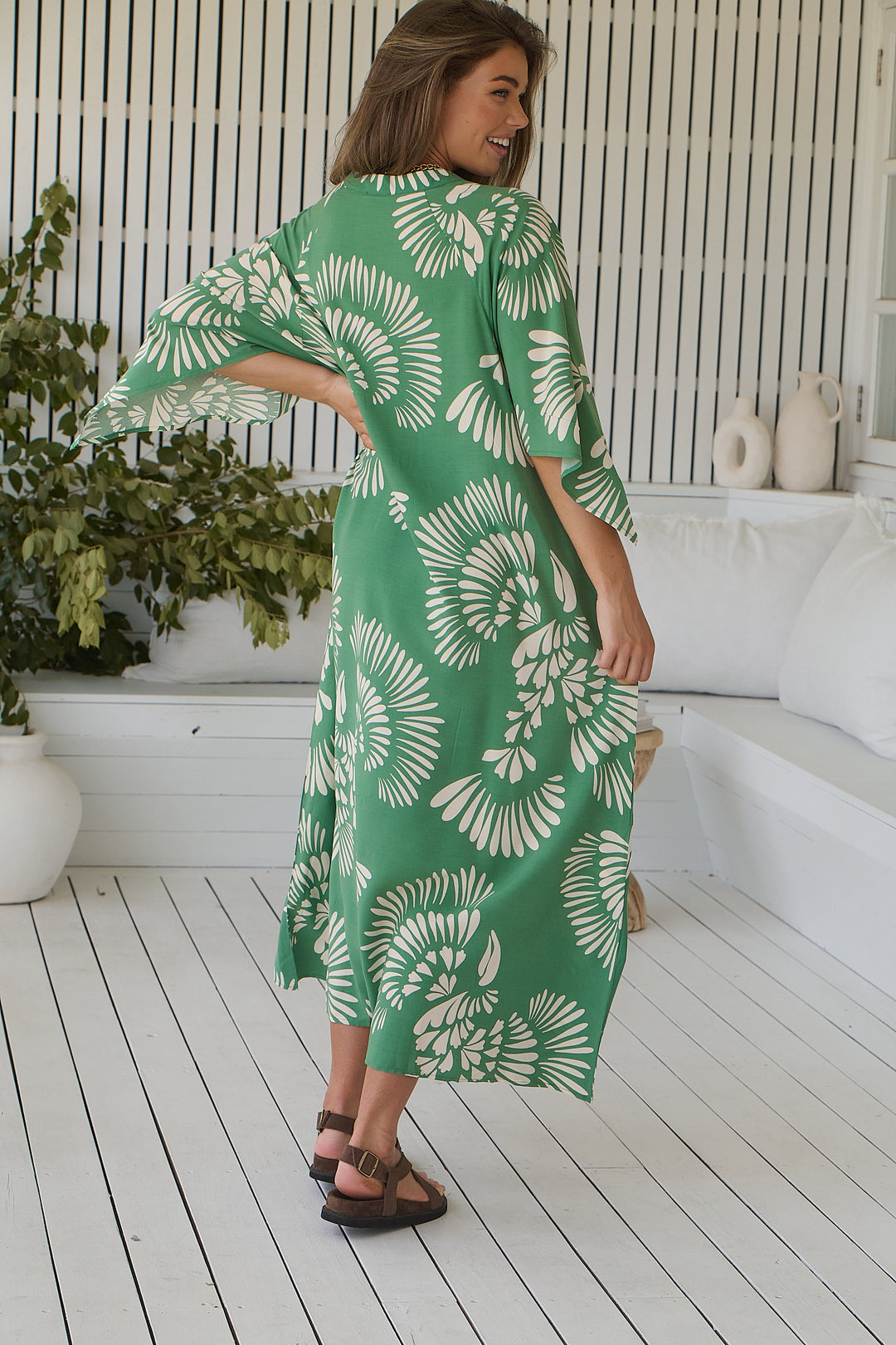 Canary Island Print Bree Maxi
