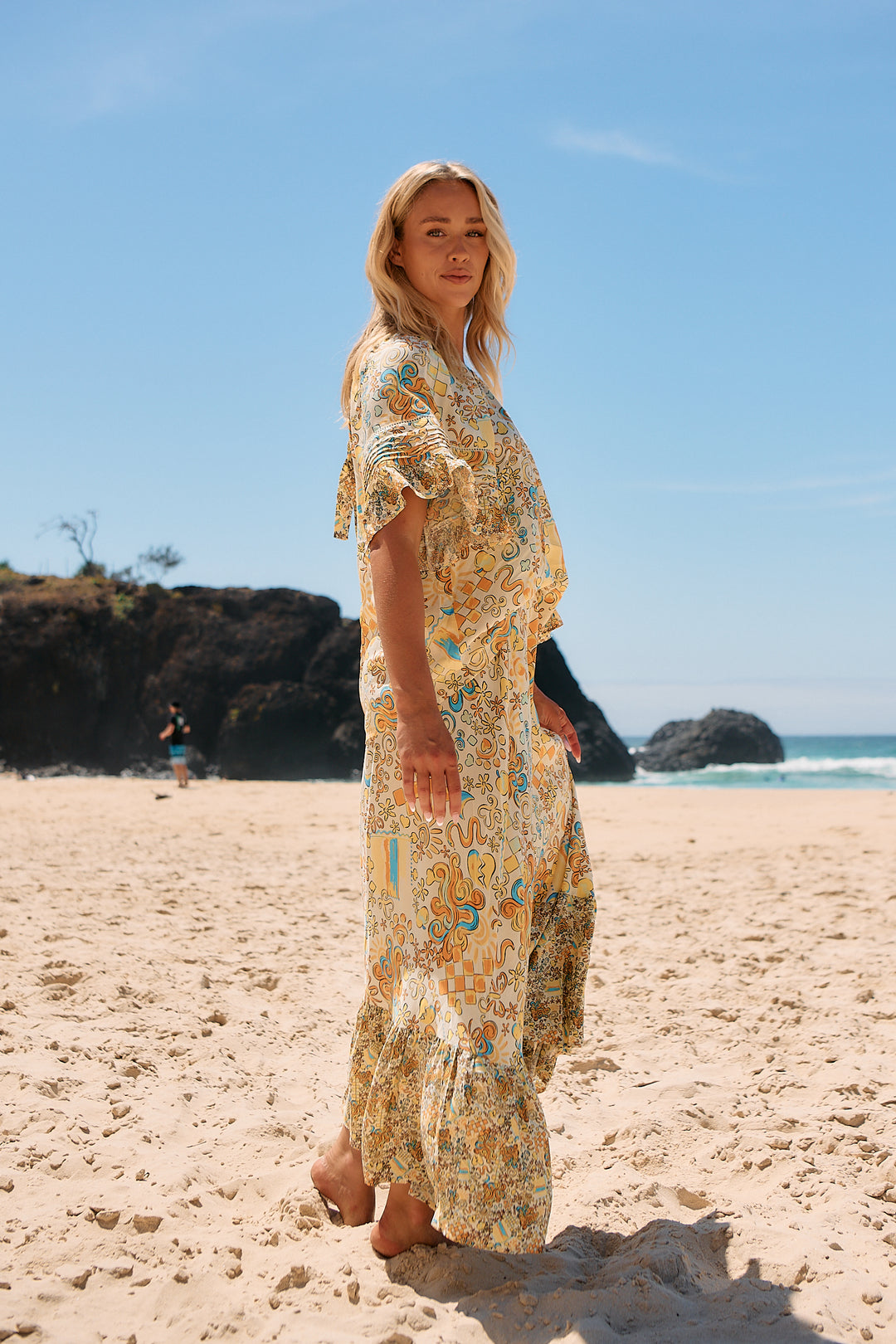 Sonnie Print Oman Blouse