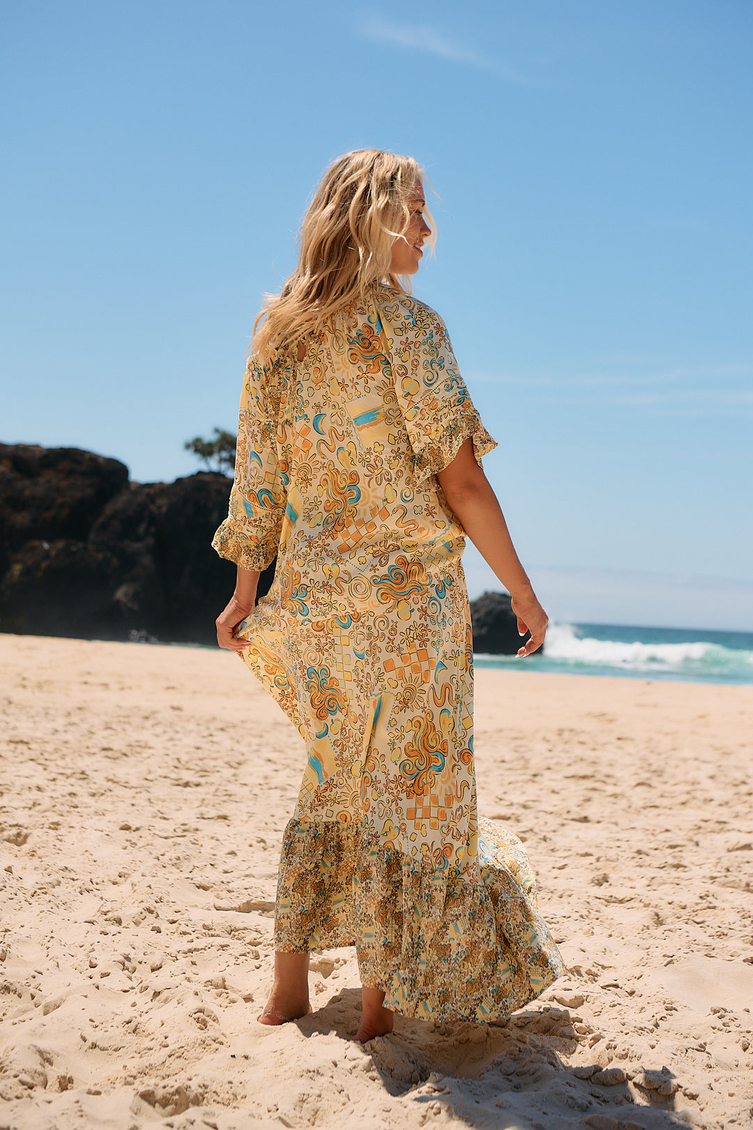 Sonnie Print Oman Blouse