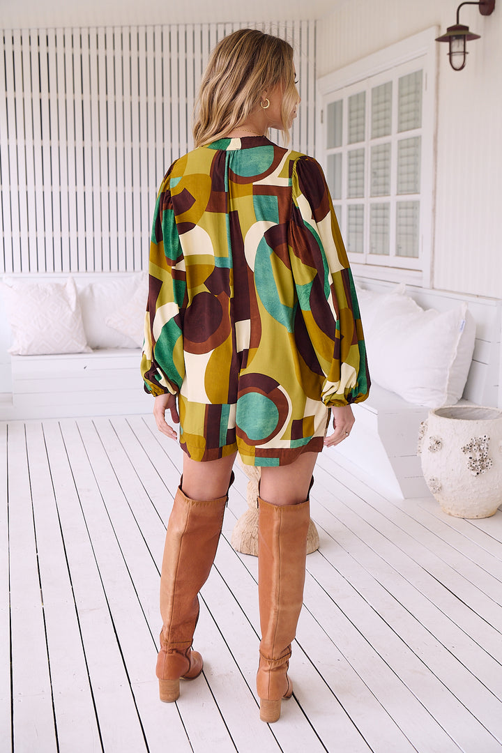 Bardot Print Mahlia Playsuit