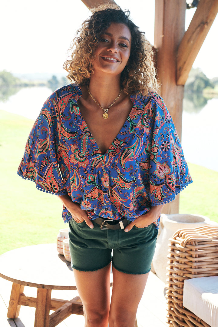 Nirvana Print Gabriella Top