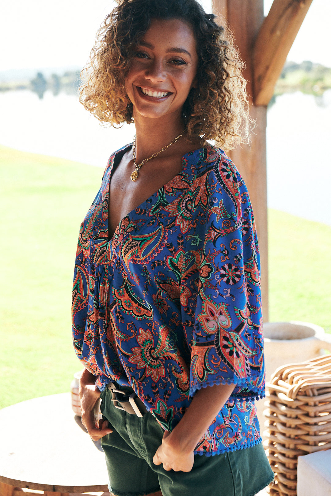 Nirvana Print Gabriella Top