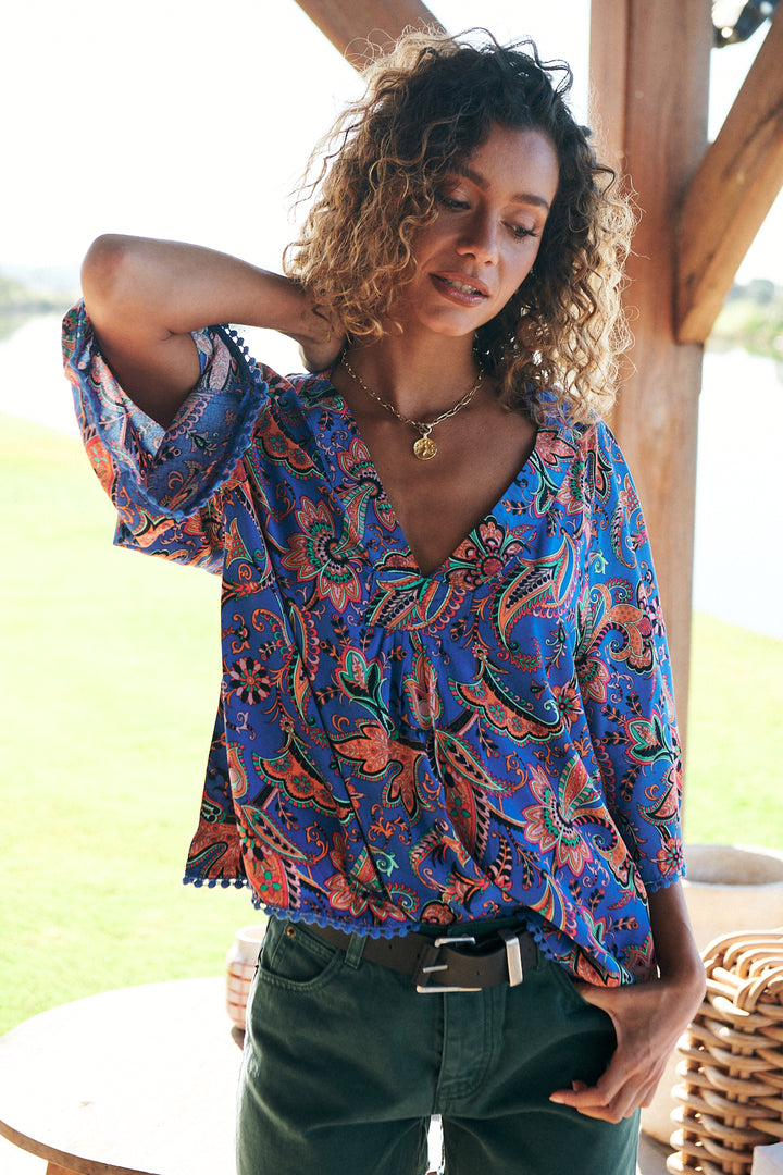 Nirvana Print Gabriella Top