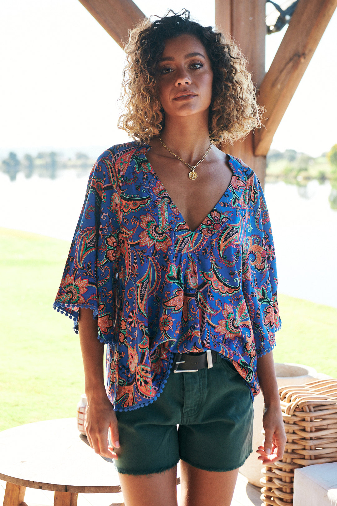 Nirvana Print Gabriella Top