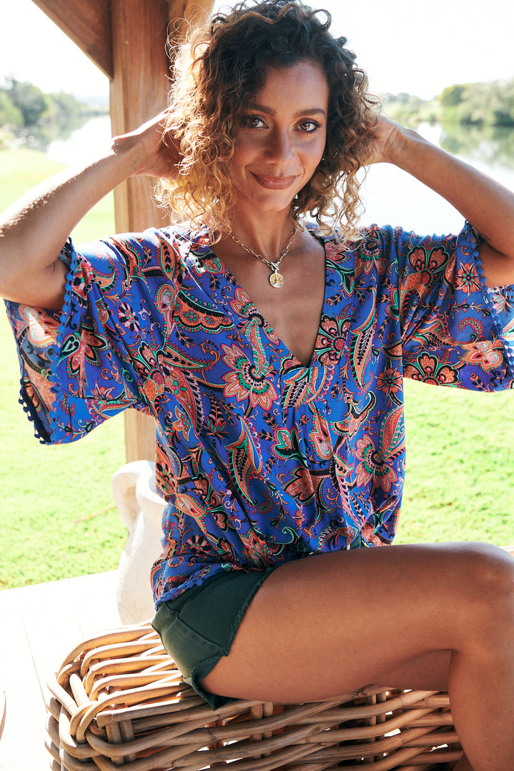 Nirvana Print Gabriella Top