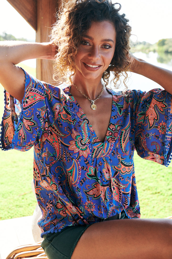Nirvana Print Gabriella Top